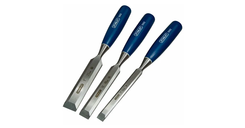 STANLEY 016128 FAVÉSŐ KÉSZLET 3db-os MŰANYAG NYÉL - 12,18,25mm Biztonságos fizetés