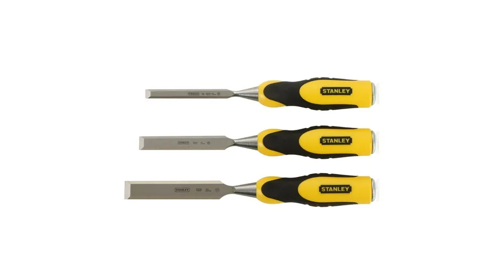 Exkluzív ajánlat STANLEY 216887 FAVÉSŐ KÉSZLET 3db-os MŰANYAG NYÉL - 10,15,20mm