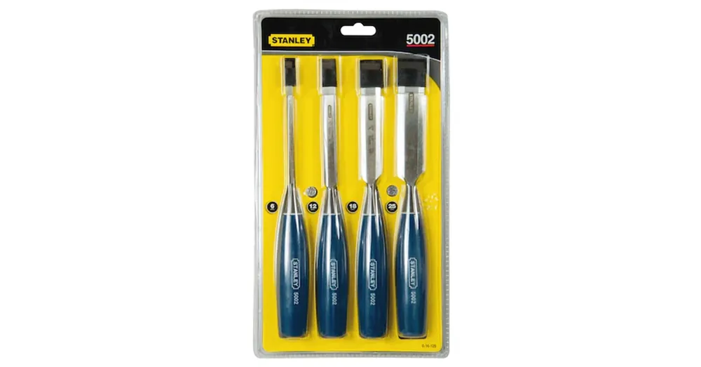 Legjobb ár STANLEY 016129 FAVÉSŐ KÉSZLET 4db-os MŰANYAG NYÉL - 6,12,18,25mm