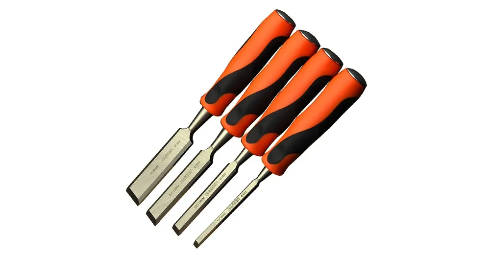 Outlet FAVÉSŐ KÉSZLET 4db-os MŰANYAG NYÉL - 6,13,19,25mm IMPORT HD-611011