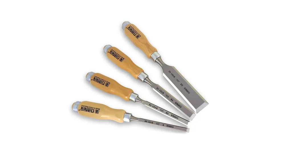 NAREX 863110 040801-0031 KIFUT FAVÉSŐ KÉSZLET 4db-os FA NYÉL - 8,10,16,32mm Legnépszerűbb