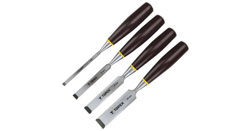 Olcsó TOPEX 09A310 FAVÉSŐ KÉSZLET 4db-os PROFI 6,12,18,24mm