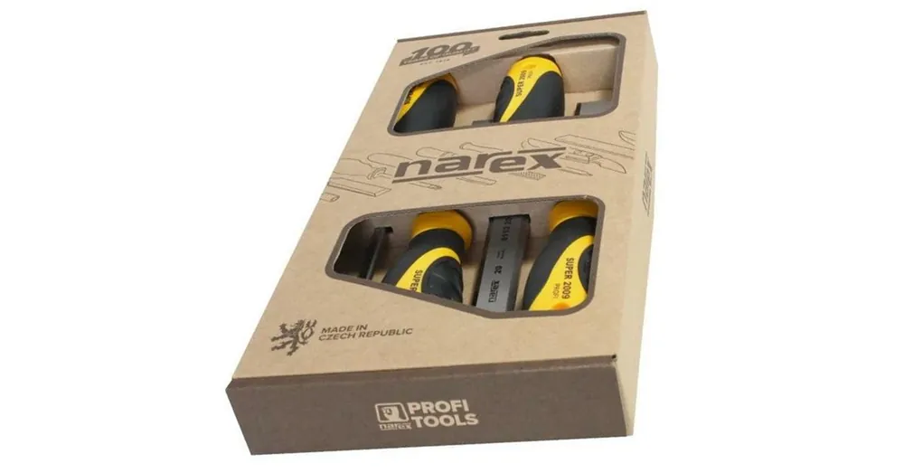 Szuper akció NAREX 860600 040801-0149 FAVÉSŐ KÉSZLET 4db-os ÜTHETŐ NYÉL - 6,12,20,26mm