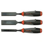 Azonnali szállítás YATO 6280 FAVÉSŐ KÉSZLET 3db-os MŰANYAG NYÉL - 15,25,32mm