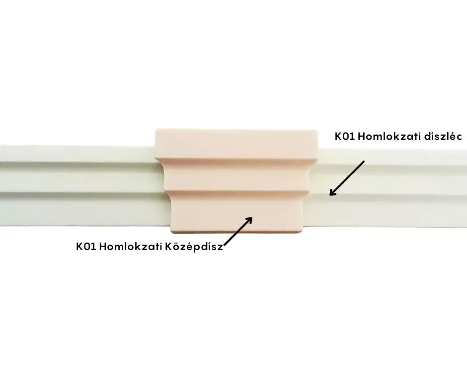Akciós ár Kültéri homlokzati ráillesztős középdísz K01