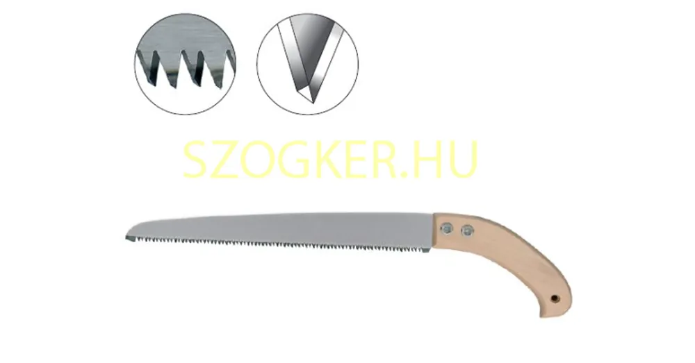 ÁGFŰRÉSZ FA NYELES 350mm PISZTOLY ALAKÚ IMPORT Árcsökkenés