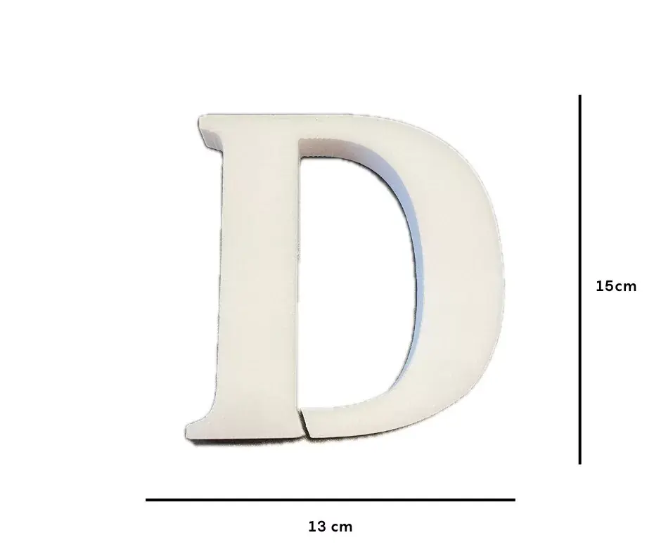 Árcsökkenés Házszám/betű 15cm "D"-Polisztirol