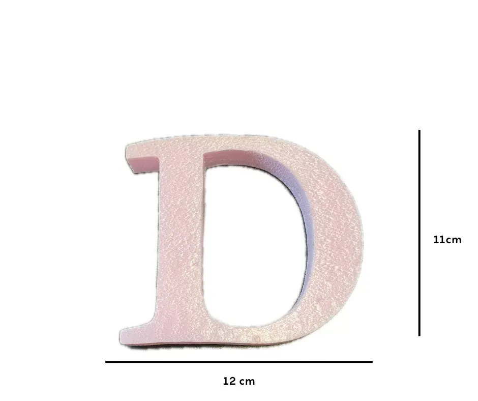 Biztonságos fizetés Házszám/betű 11cm "D"-Polisztirol