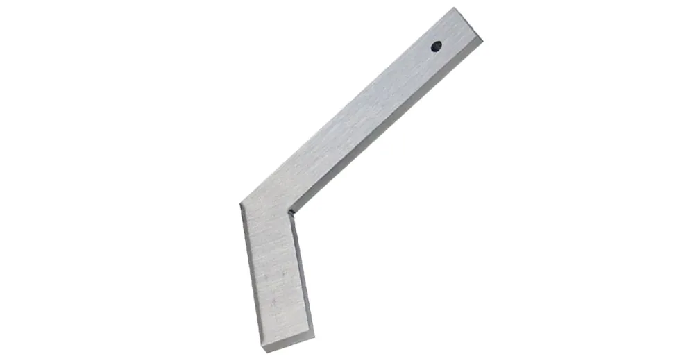 SZÖGVONALZÓ ACÉL TALPAS 200/130mm, 135° ISG 1836 Szuper akció