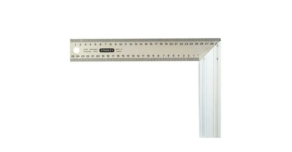 Azonnali szállítás STANLEY 145687 DERÉKSZÖG ASZTALOS 400/200mm ALU TALPPAL