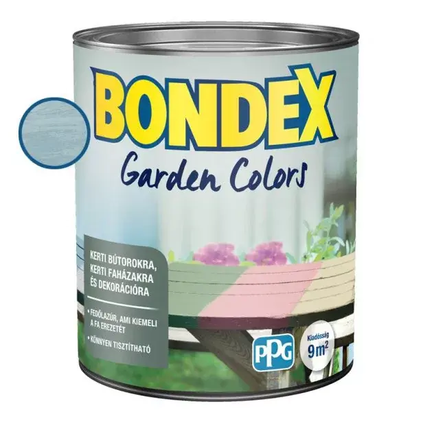 Bondex Garden Colors vízbázisú fedőlazur 0,75l Rozmaring Exkluzív ajánlat