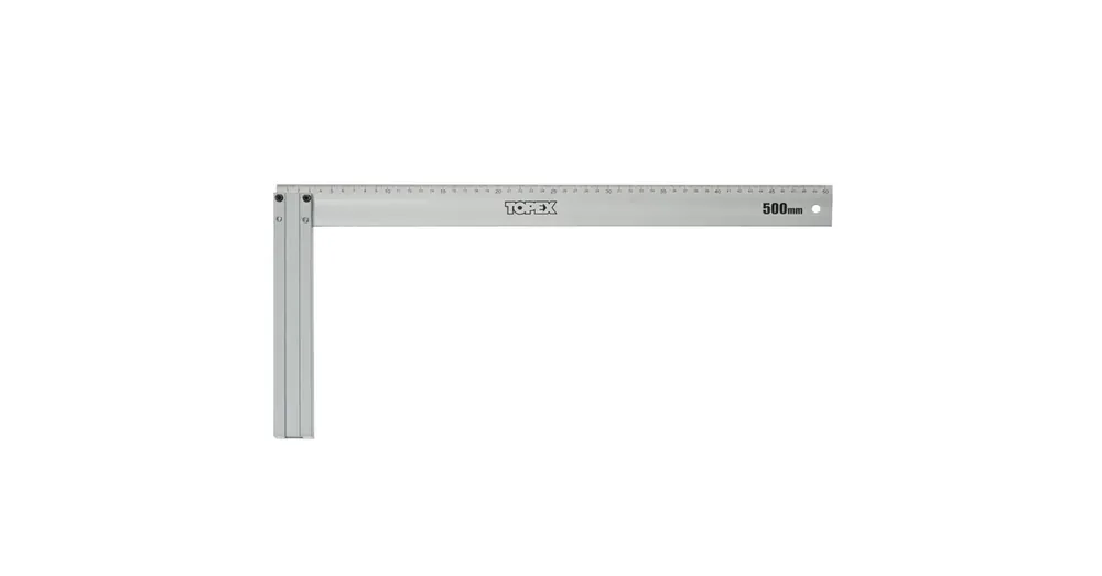 Azonnal elérhető TOPEX 30C365 DERÉKSZÖG ALU 500mm NATÚR-ELOX