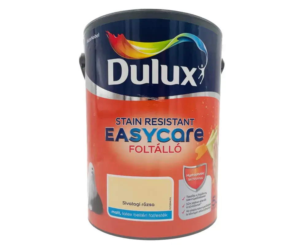 Biztonságos fizetés Dulux EasyCare beltéri falfesték 5l Sivatagi rózsa