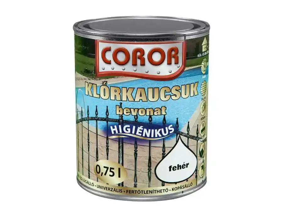 Coror Klórkaucsuk bevonat 0,75l Fehér Akció