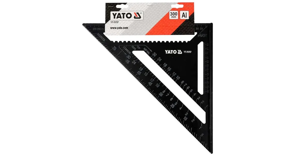 Kedvezmény YATO 70787 DERÉKSZÖG ÉS SZÖGMÉRŐ ASZTALOS ALUMÍNIUM 300MM