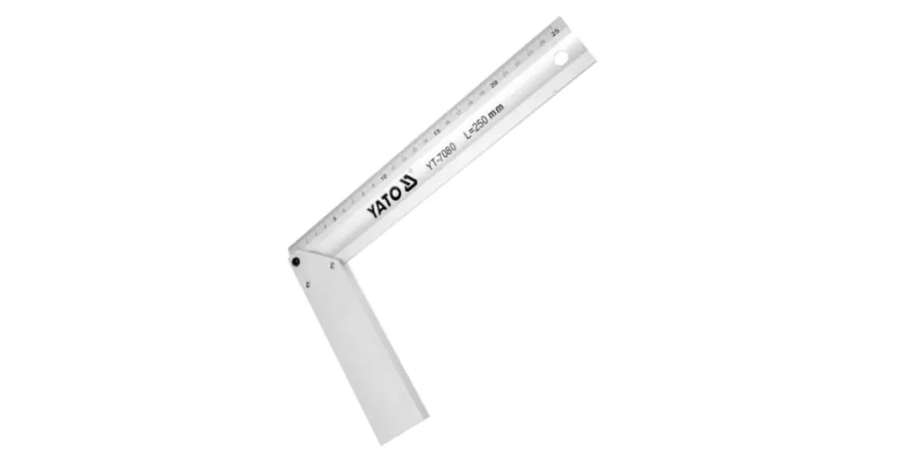 Árengedmény YATO 7080 DERÉKSZÖG ASZTALOS 250mm TALPAS ALUMÍNIUM