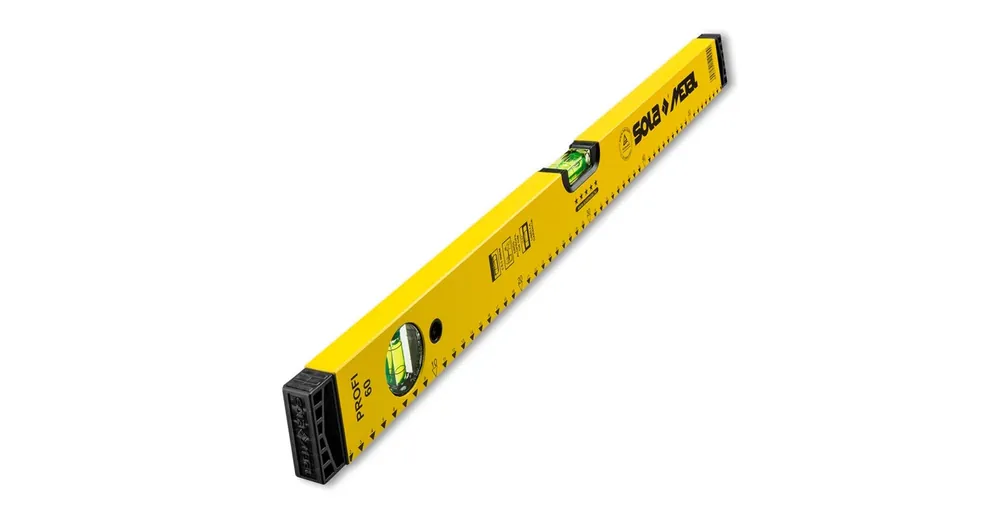 SOLA SM PROFI 150 VÍZMÉRTÉK 1500mm PROFI SÁRGA KÉT LIBELLÁVAL STANDARD KIV. Vásárlói kedvenc