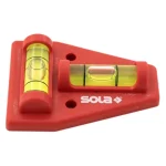 Gyors kiszállítás SOLA K5 VÍZMÉRTÉK KERESZT ALAK 45*60mm KÉT LIBELLÁVAL PIROS