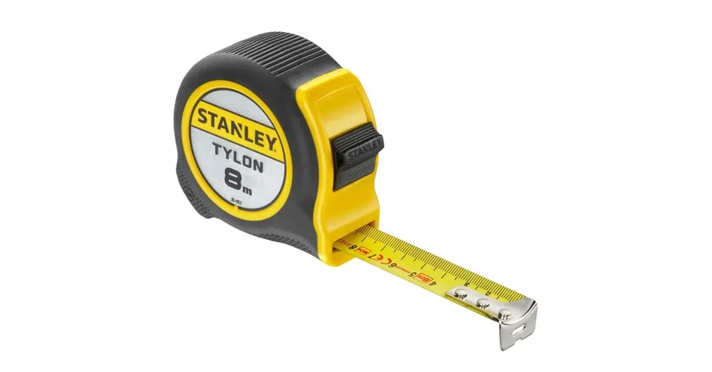 Szuper akció STANLEY 030657-130657 MÉRŐSZALAG08M/25mmGUMIBURKOLAT TYLON,NAGY KOPÁSÁLLÓSÁGÚSZALAG
