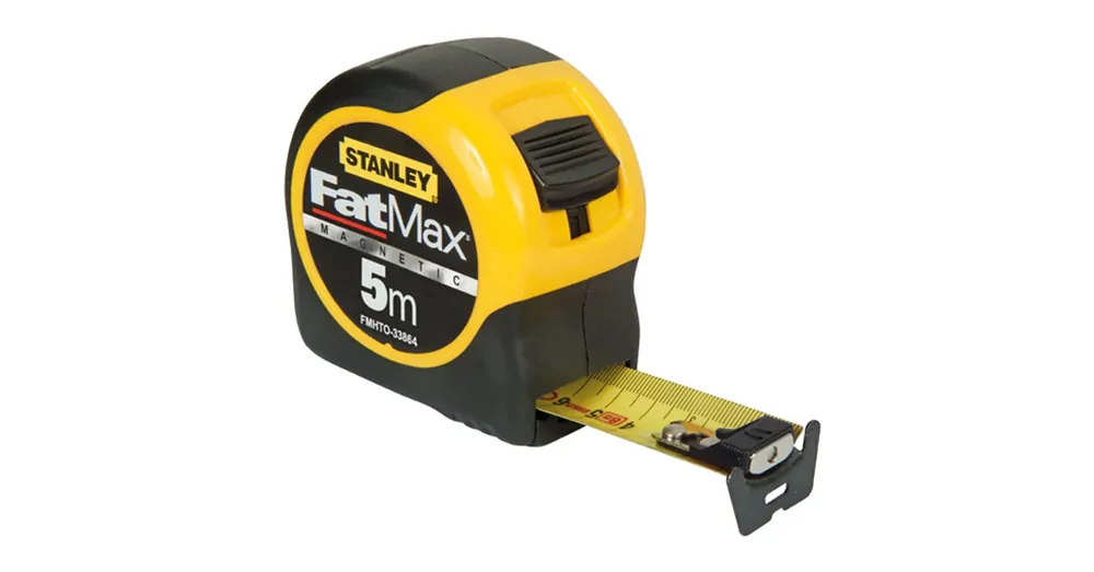 STANLEY 033864 MÉRŐSZALAG 05M/19mm ABLAKOS SZÜRKE-FEKETE POWERLOCK Kiárusítás