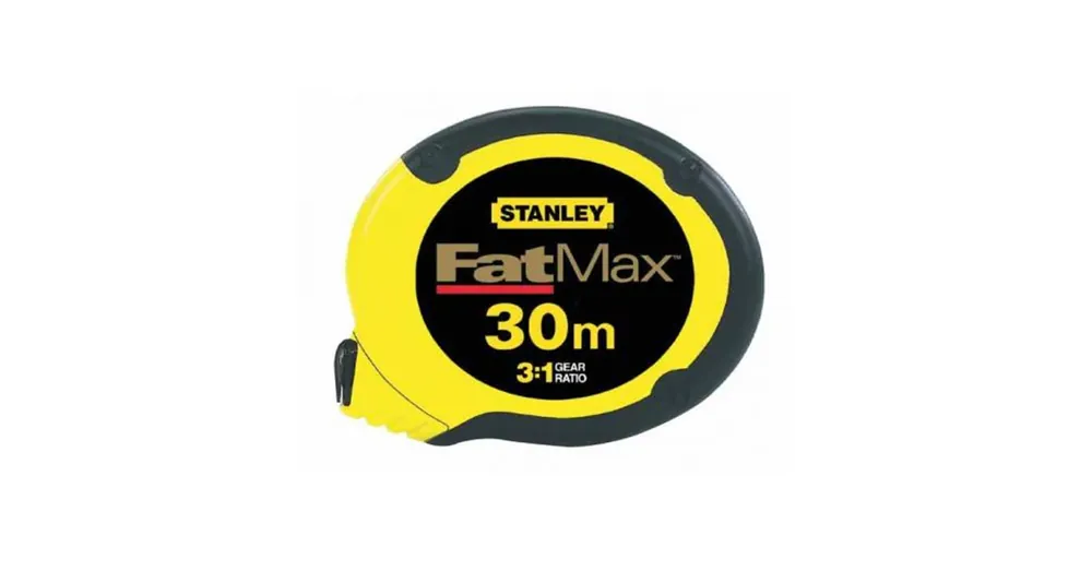 STANLEY 034134 MÉRŐSZALAG 30M/9,5mm FÉM SÁRGA-FEKETE FAT-MAX Kiárusítás