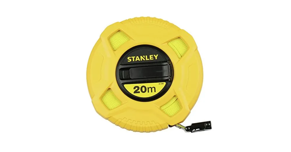 STANLEY 034296 MÉRŐSZALAG 20M SÁRGA-FEKETE ÜVEGSZÁLAS Kiárusítás
