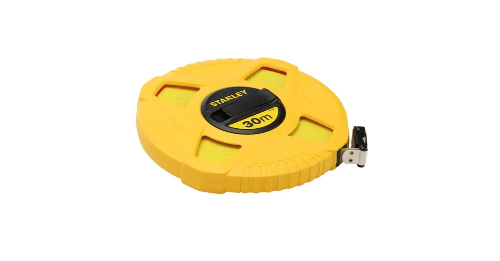 Legkelendőbb STANLEY 034297 MÉRŐSZALAG 30M SÁRGA-FEKETE ÜVEGSZÁLAS