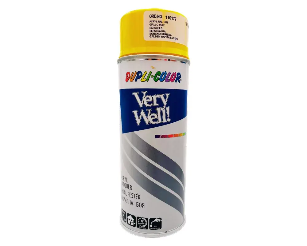 Vedd meg online Very Well akril spray 400ml RAL1021 napsárga
