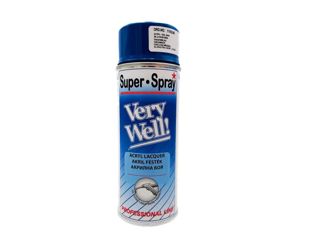 DC Prima Color akril spray 400ml RAL5010 enciánkék Expressz szállítás