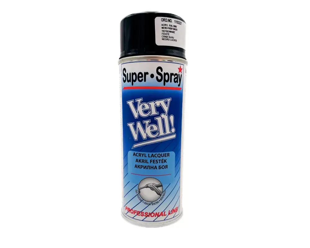 DC Prima Color akril spray 400ml RAL9005 fekete Csak ma