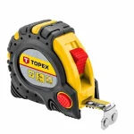 TOPEX 27C345 MÉRŐSZALAG 05M/25mm MÁGNESES SÁRGA-FEKETE ÖVAKASZTÓS Prémium