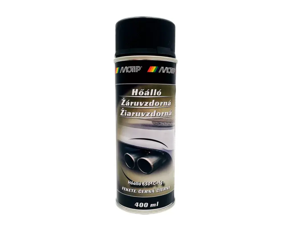 Motip Hőálló spray 400ml fekete Kiárusítás