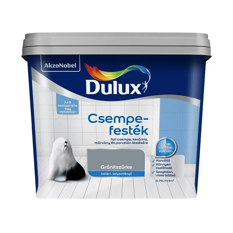Dulux csempefesték 0,75l Gránitszürke Ajánlat
