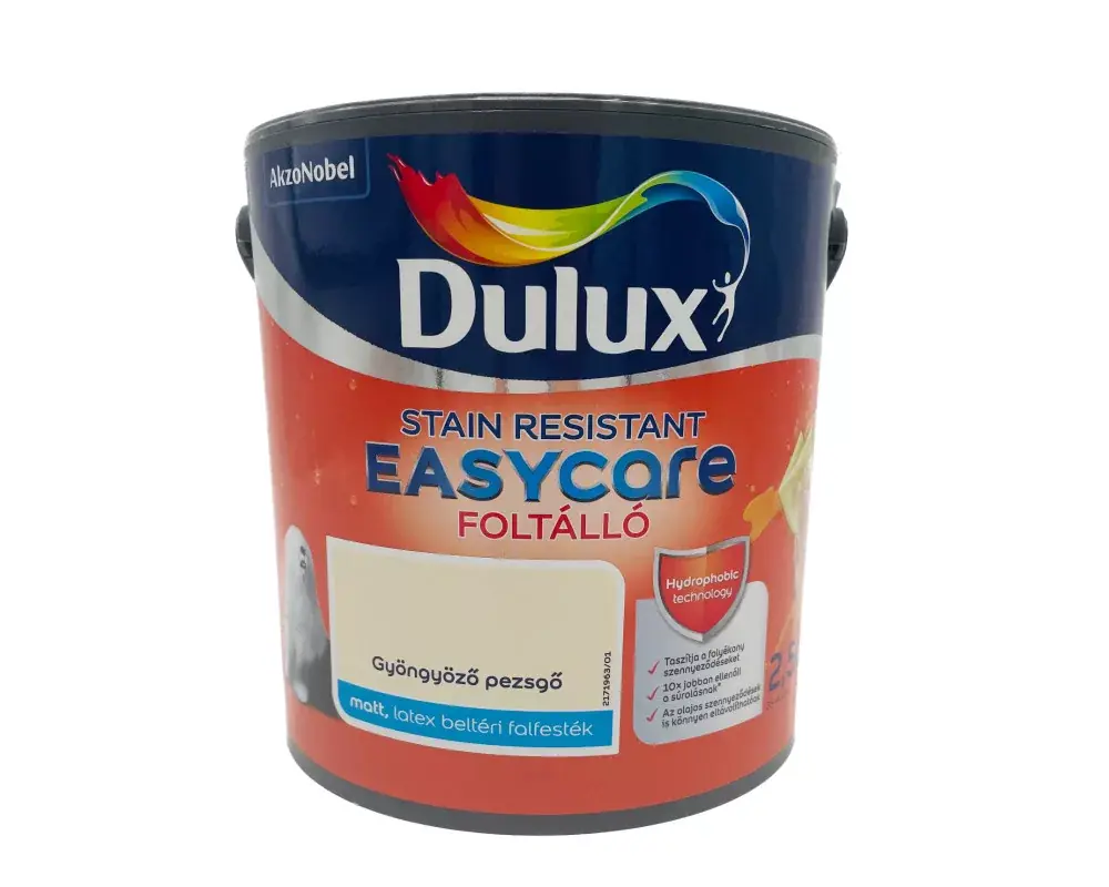 Dulux EasyCare beltéri falfesték 2,5l Gyöngyöző pezsgő Korlátozott ajánlat