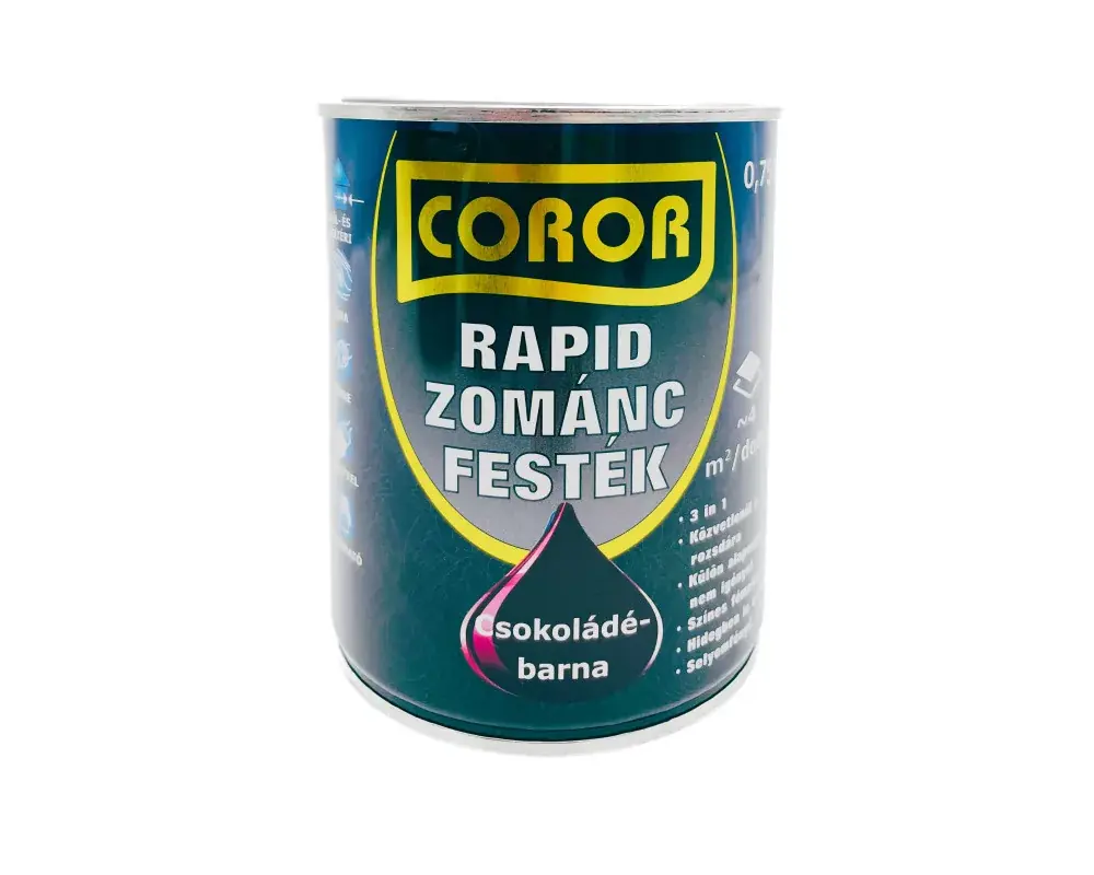 Nézd meg most Coror Rapid zománcfesték 0,75l csokoládébarna