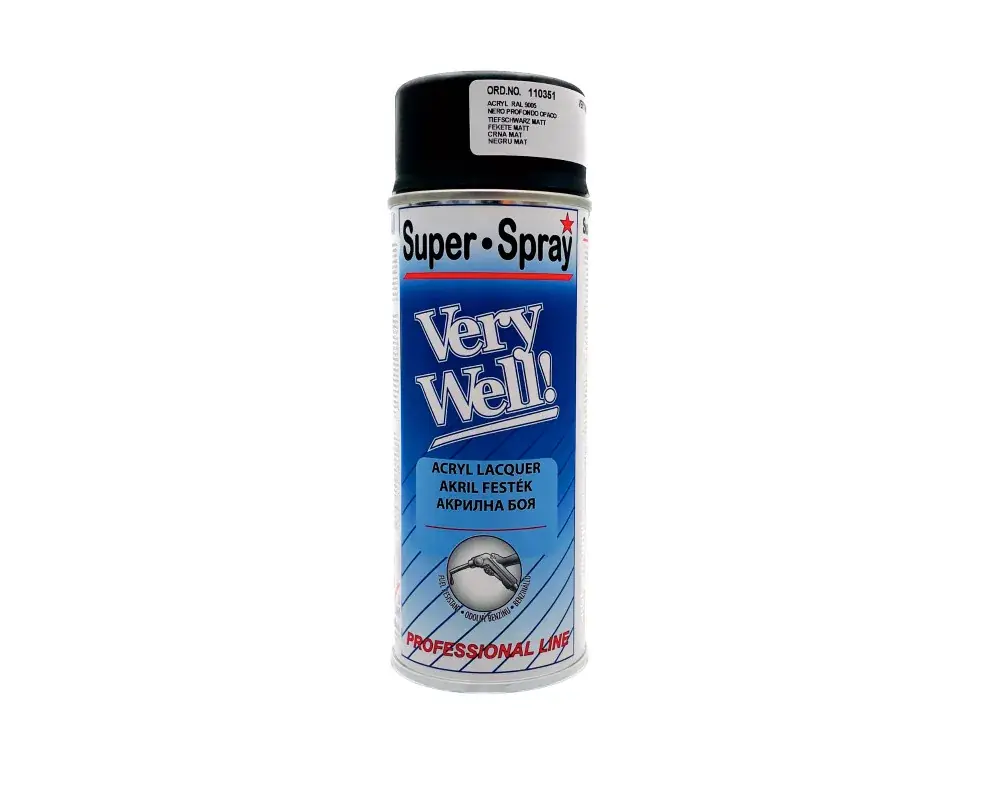DC Prima Color akril spray 400ml RAL9005 matt fekete Árengedmény
