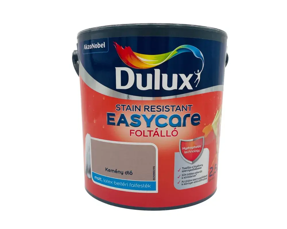Dulux EasyCare beltéri falfesték 2,5l Kemény dió Azonnali szállítás