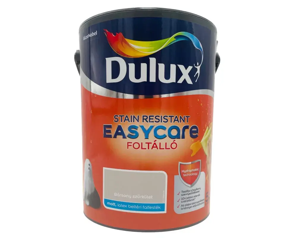 Dulux EasyCare beltéri falfesték 5l Bársony szürkület Legnépszerűbb