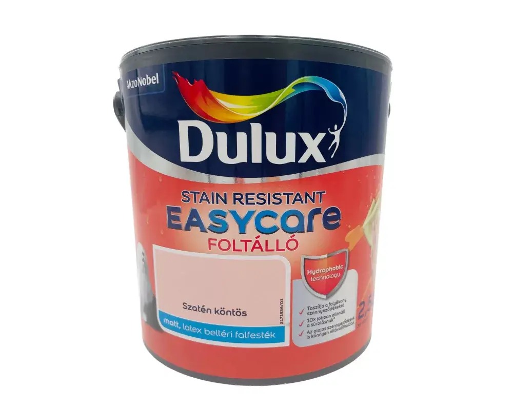 Azonnali szállítás Dulux EasyCare beltéri falfesték 2,5l Szatén köntös