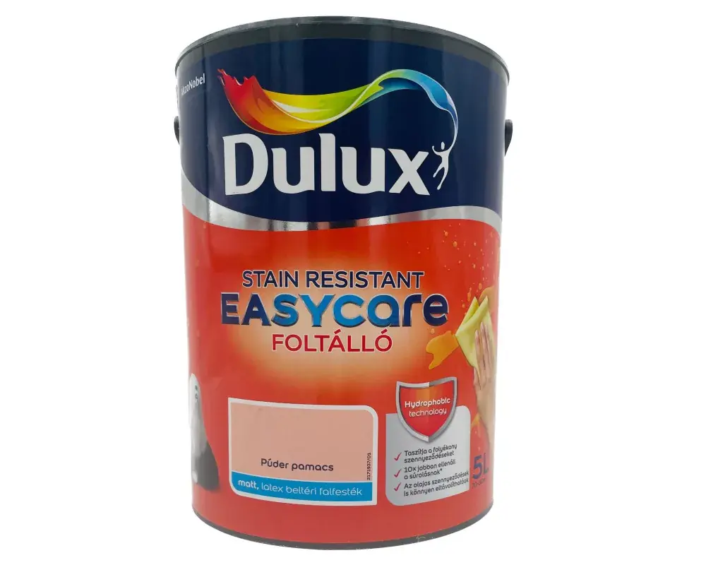 Vedd meg online Dulux EasyCare beltéri falfesték 5l Púder pamacs