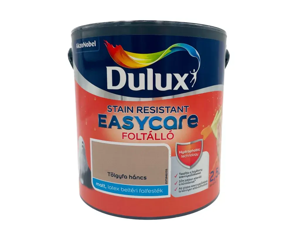 Kedvezményes ár Dulux EasyCare beltéri falfesték 2,5l Tölgyfa háncs