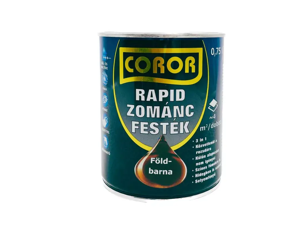 Kedvezmény Coror Rapid zománcfesték 0,75l föld barna