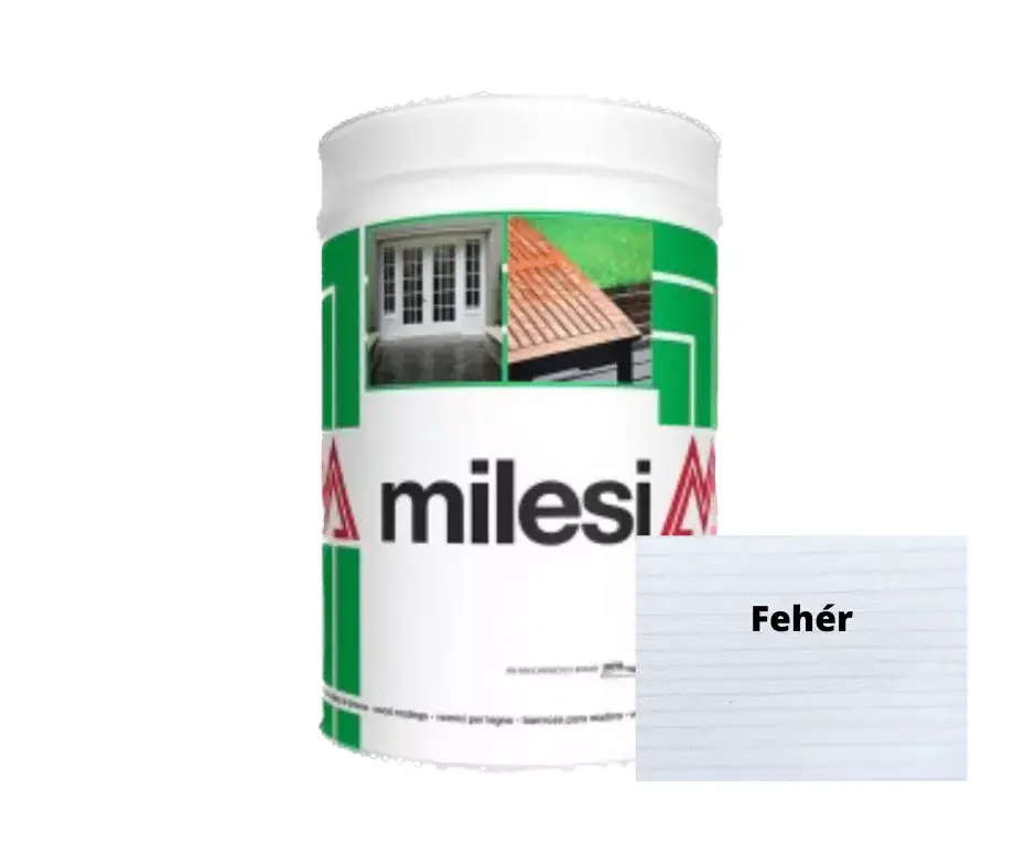 Utolsó esély Milesi viaszos vékonylazúr 1l Fehér