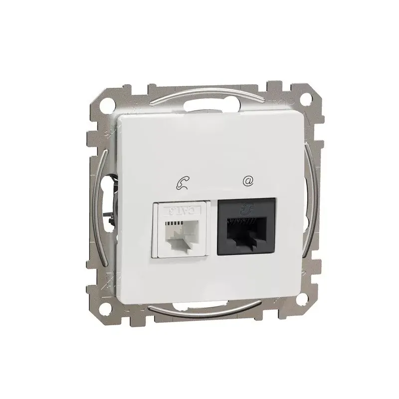 Azonnal elérhető SEDNA ÚJ RJ11+RJ45 CAT6 UTP FEHÉR K
