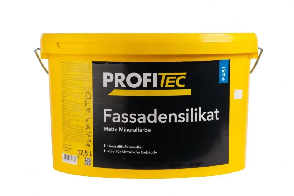 Expressz kézbesítés ProfiTec P451 szilikát kültéri falfesték 12,5l fehér