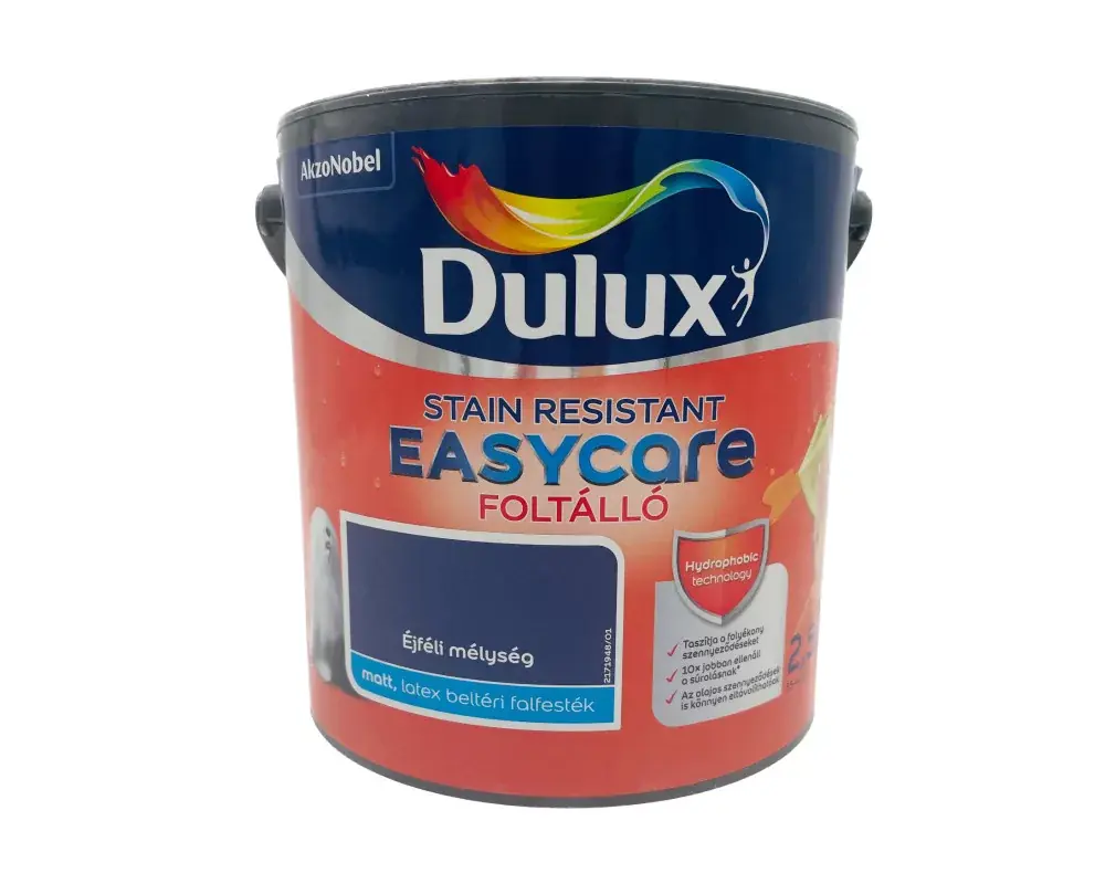 Vedd meg most Dulux EasyCare beltéri falfesték 2,5l Éjféli mélység
