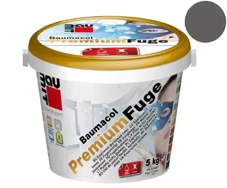 Újdonság Baumacol PremiumFuge flexibilis fugázó 5kg-Anthracite