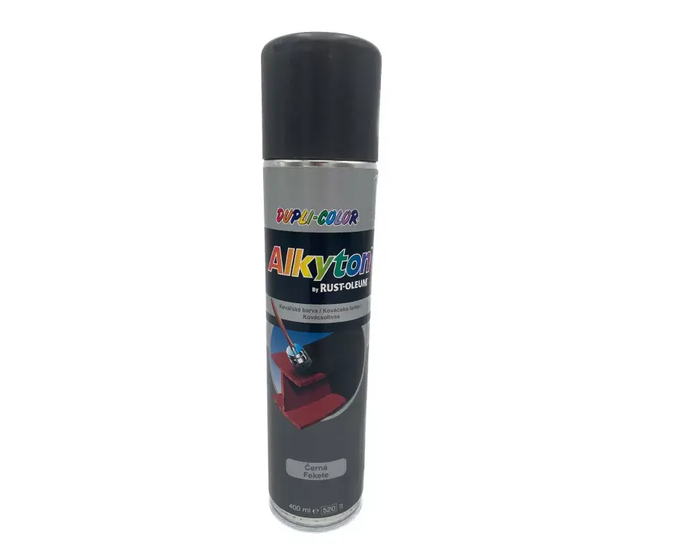 Alkyton korróziógátló alapozó és fedőfesték spray 400ml Kovácsoltvas Fekete Vásárlói kedvenc