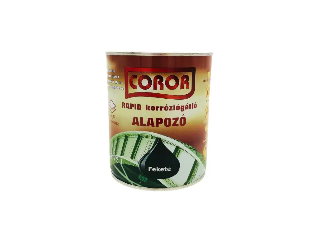 Biztonságos fizetés Coror Rapid korróziógátló alapozó 0,75l fekete