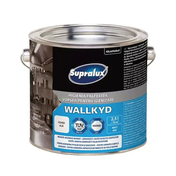 Supralux Wallkyd higiéniai falfesték matt 10l Fehér Legnépszerűbb